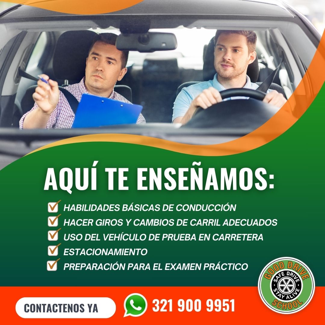 Estudiante practicando manejo en Good Drivers Driving School